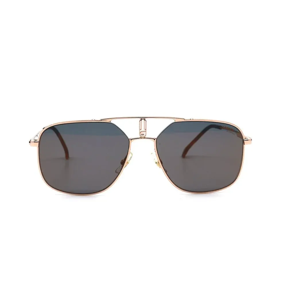 NEW CARRERA 1024/S GOLD/GREY GOLD MIRROR AVIATOR AUTHENTIC SUNGLASSES